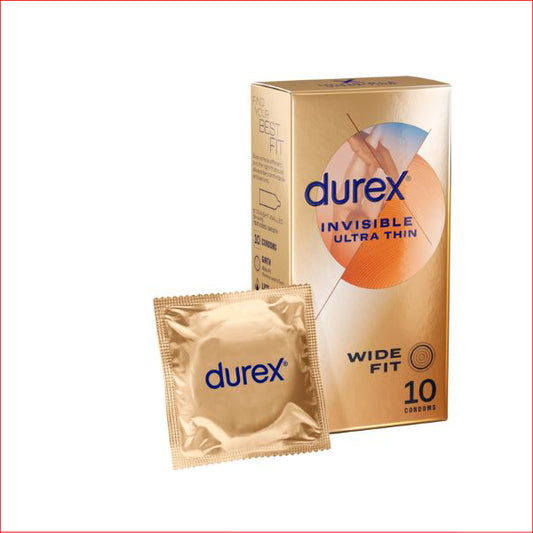 Durex Invisable Ultra Thin wide Fit 10's