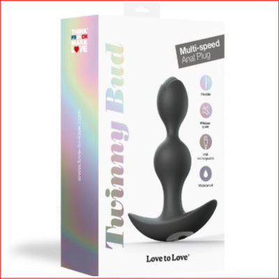 Love To Love Twinny Plug Black