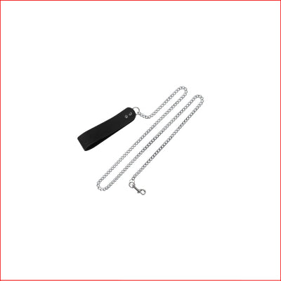 Chain Leash w Plain Handle  d