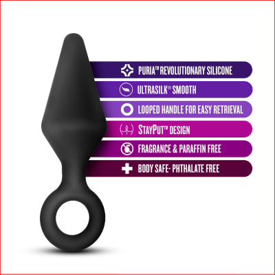Anal Adventures Platinum Loop Plug Large