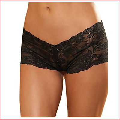 Dreamgirl 1326 Open Crutch Lace Panty