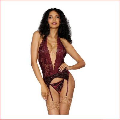 Dreamgirl 12711 Scallop & Velvet