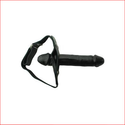 Double Penis Gag Black