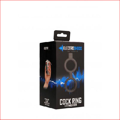 Electro Shock Cock Ring w Ball Strap