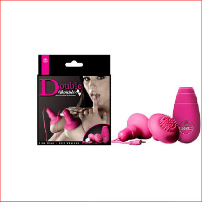 Double Trouble Nipple & Clit Teaser Pink