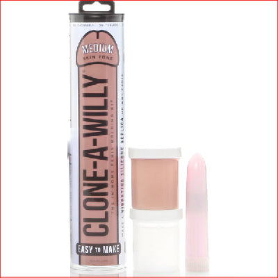 Clone A Willy Medium Skin Tone Vibrating