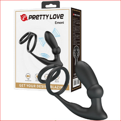 Pretty Love Emoni Cock Ring & Plug