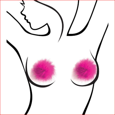 Sexy AF Nipple Couture Pink Marabou