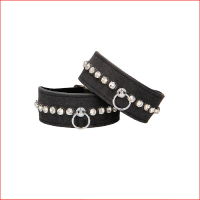 Ouch! Diamond Studded Wrist Cuffs