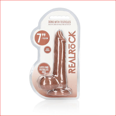 RealRock 7" with Balls Tan