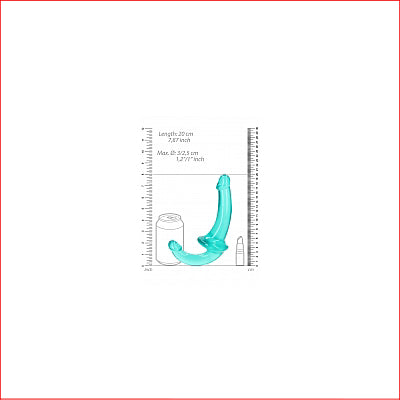 Crystal Clear 6" Strapless Strap-on Tur