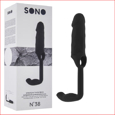 Sono No-38 Stretchy Penis Ext with Plug