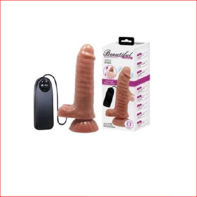Beautiful Maddox 7.3" Vibrating Dildo