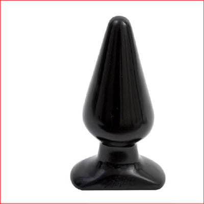Classic Butt Plug Smooth Lge black
