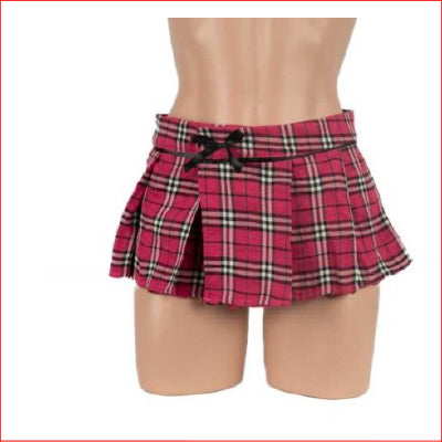 School Girl Skirt Hot Pink S/M