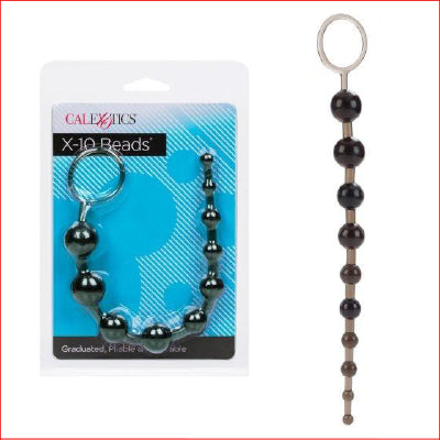 X-10 Anal Beads Black