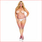 Music Legs Diamond Net Bodystocking