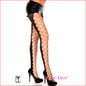 Diamond Nett with Opaque Panel Pantyhose