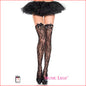 Lace Thigh High with Bow