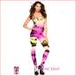 1602 - Bodystocking Rainbow Tie Dye
