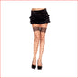 Faux Heart Lace Top Pantyhose