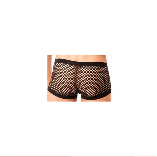 2310B Mens Mesh Boxer Black Large