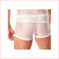 2310b Mens Mesh Boxer White Large