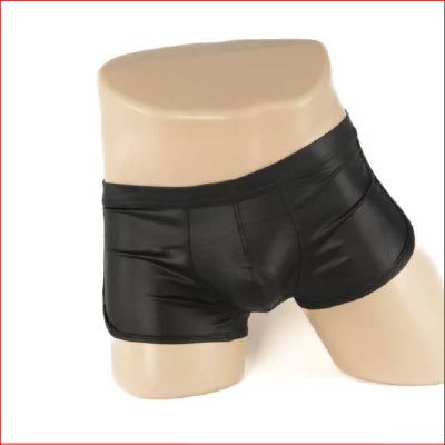 Mens WetLook Bumless Boxer Large
