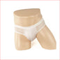 234 Mens Mesh Bumless Brief White Medium