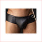239 Mens WetLook Boxer with Ring Large