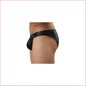 243 Mens Wetlook Brief Large Black