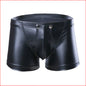 252 Mens Button Up Boxers Medium Black