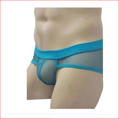258 Mens Mesh Boxer Teal Large