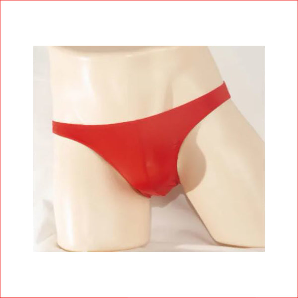 259 Mens Mesh Brief Red Large