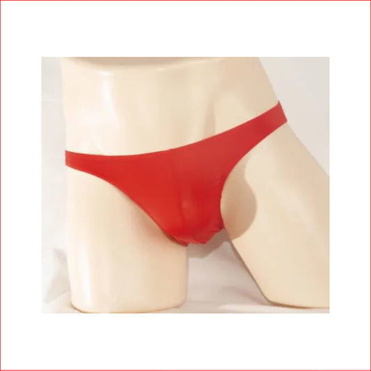259 Mens Mesh Brief Red Medium