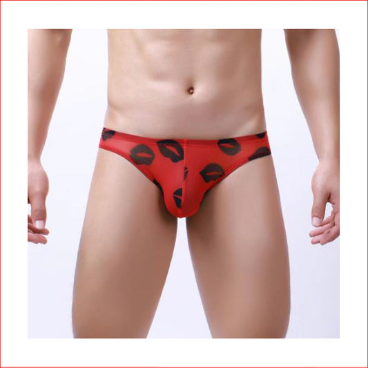 261 Mens Kiss Kiss G-String Red M