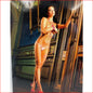 Baci - Super Low Rise V-String Baby Pink