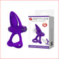 Pretty Love Purple Vibrating Cock Ring
