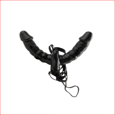 Fetish Fantasy Vibrating Double  Delight Strap On