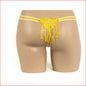 Tassel G-String Yellow O/S