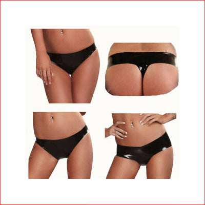 Latex G-String blk x-lrge