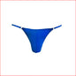 Mens Lycra G-String Blue L/XL
