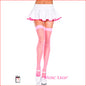 4900 Fishnet Thigh High Neon Pink