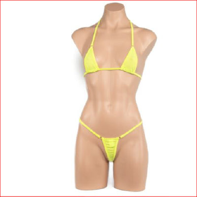 547 Micro Bikini Set Fluro Yellow