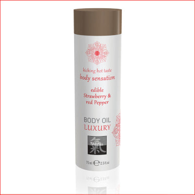 Shiatsu Body Oil Strawberry & Red Pepper