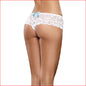 Open Crotch Boy Short White Small