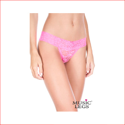 All Over Lace Pink G-S M/L