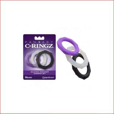 FCR Silicone Stamina Cock Ring Set