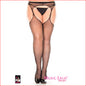 Sheer Suspender PantyHose Plus Black