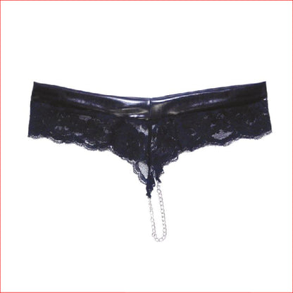 Wet Look Chain Panty XLarge